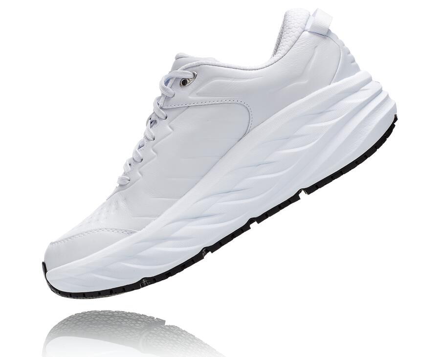 Zapatillas Running Hoka One One Hombre - Bondi Sr - Blancas - XOR346985